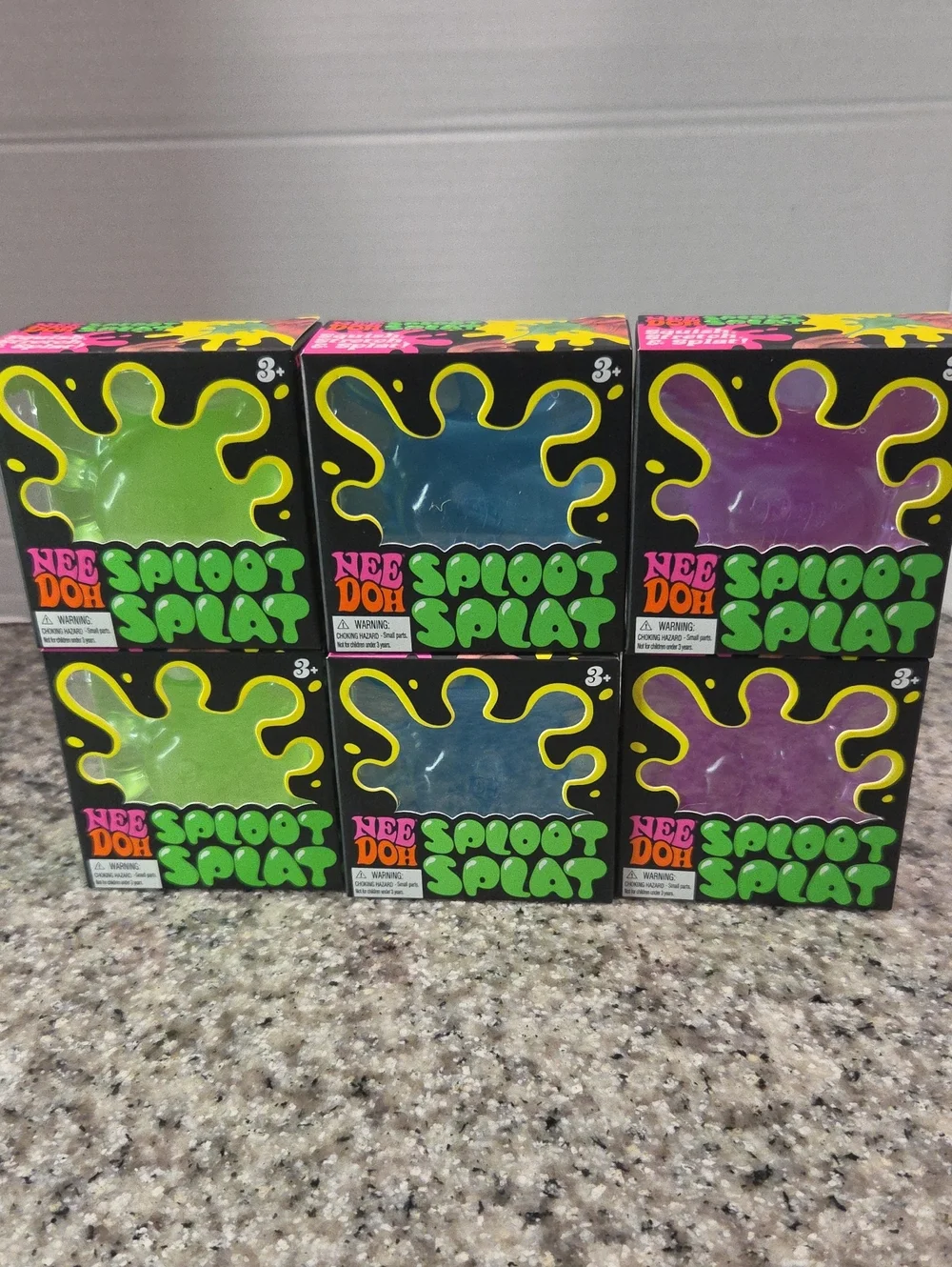 Sploot Splat Kids Toy - Assorted Green, Blue, Purple